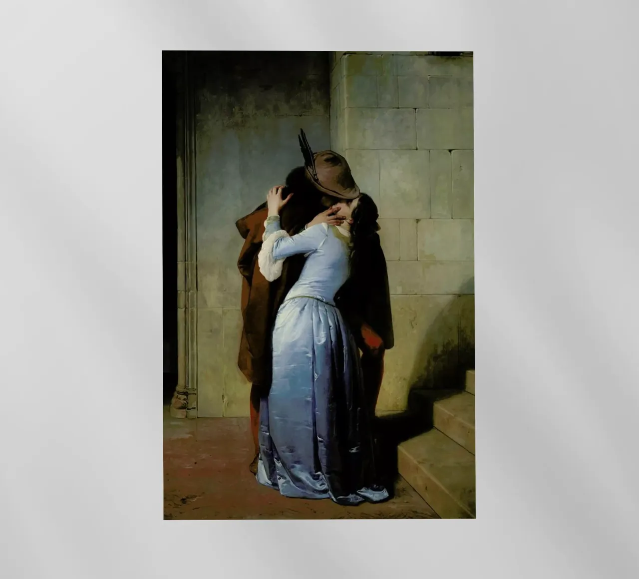 Hayez - El Beso pellicola backlit da Vintage by JUNIQE