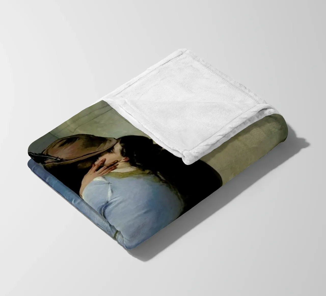 Hayez - El Beso coperta in pile da Vintage by JUNIQE