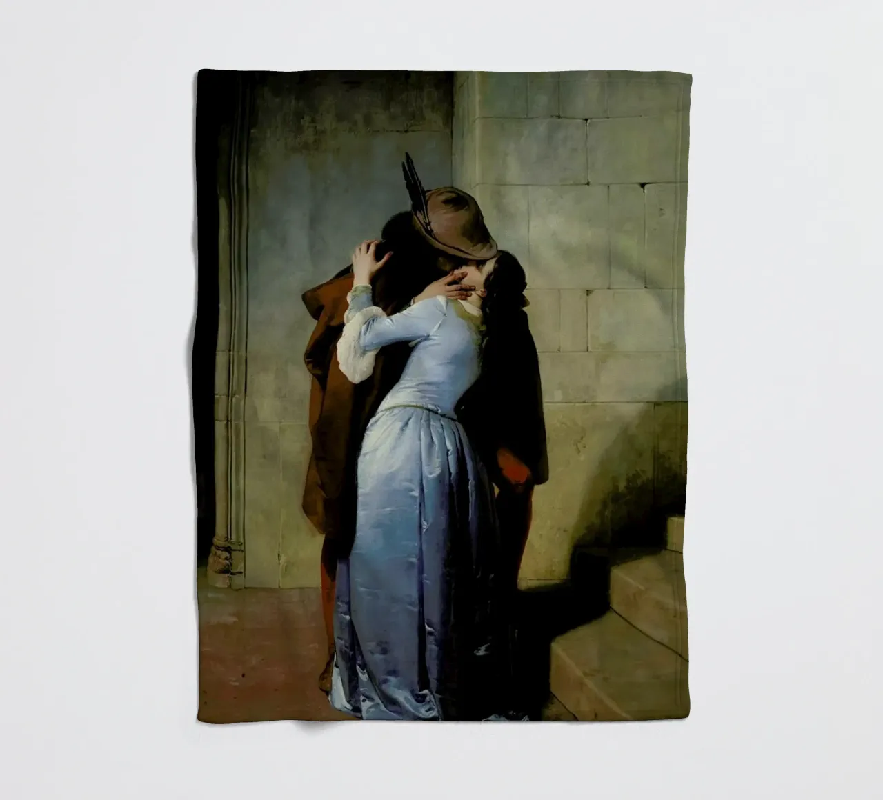 Hayez - El Beso coperta in pile da Vintage by JUNIQE