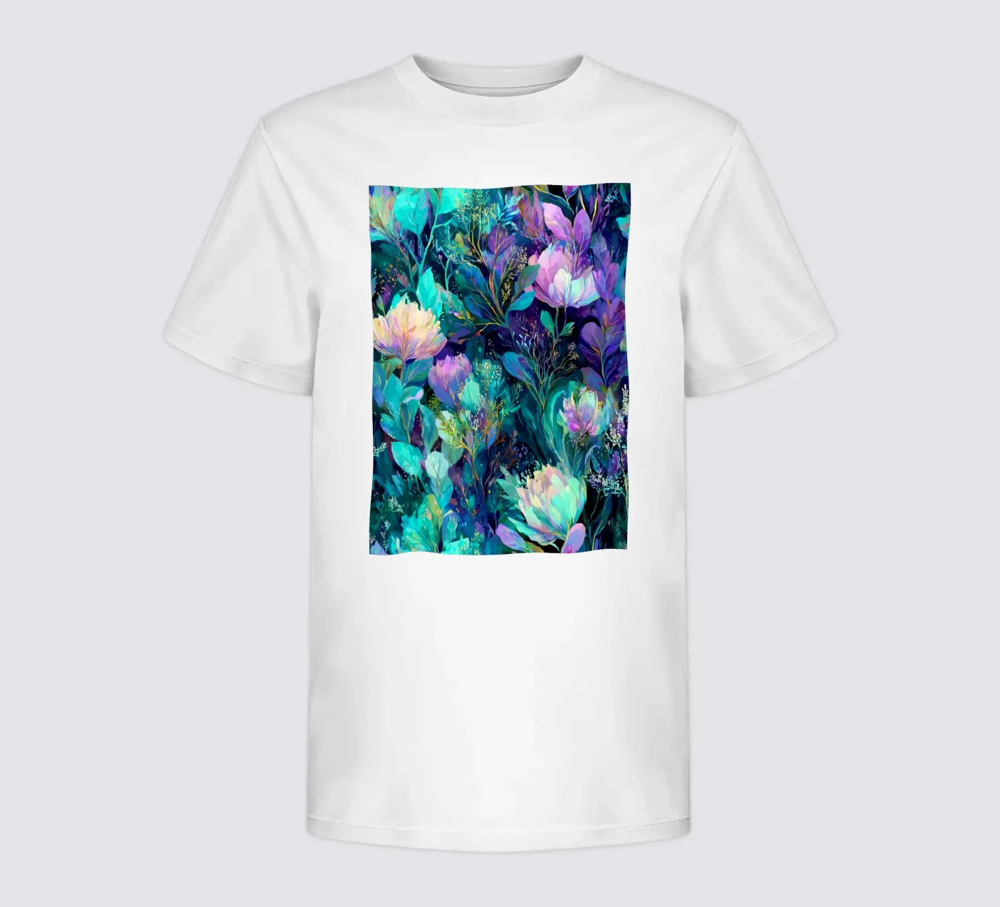 Purple meadow t-shirt bambini da Justyna Jaszke JBJart