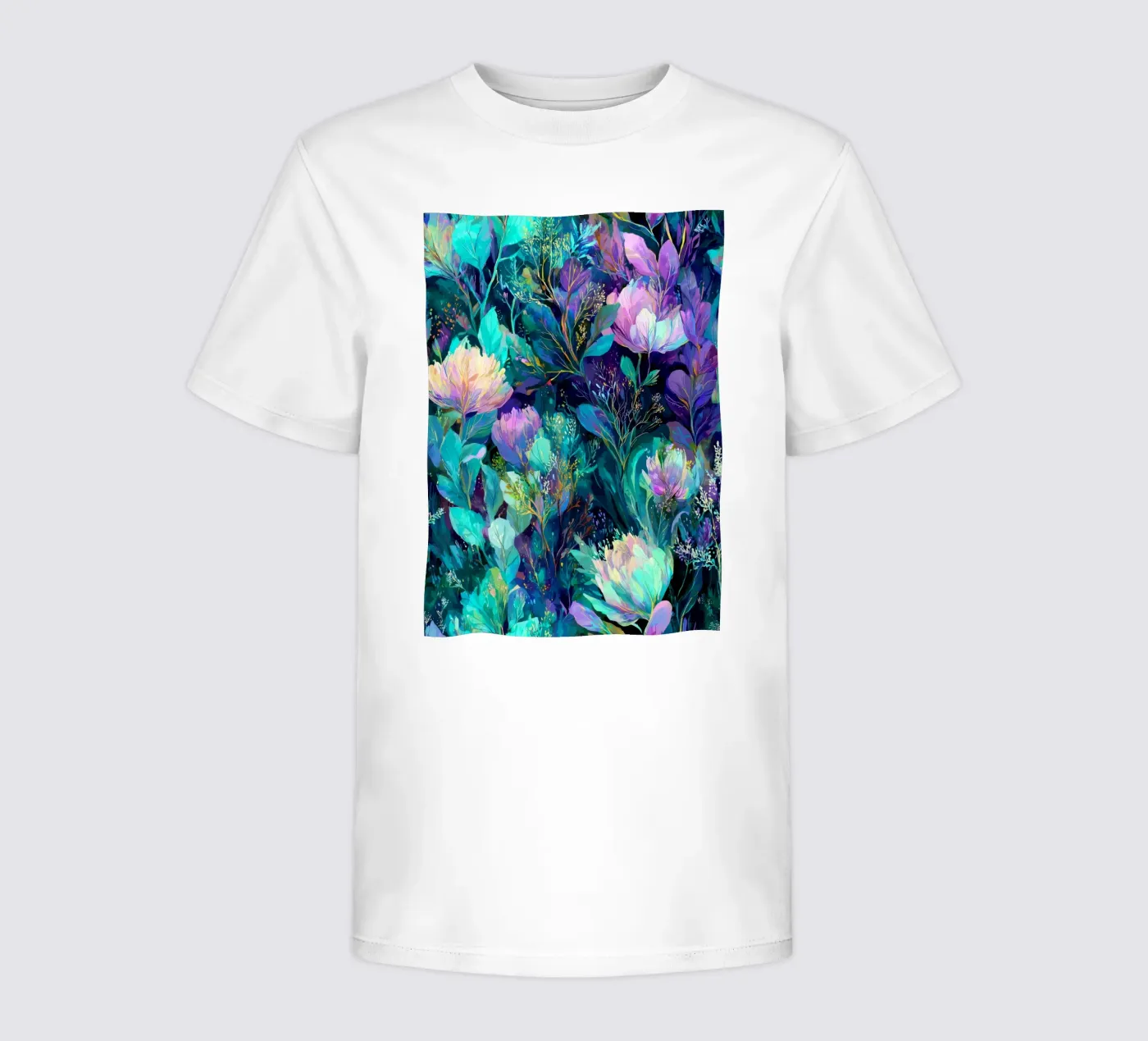 Purple meadow t-shirt bambini da Justyna Jaszke JBJart