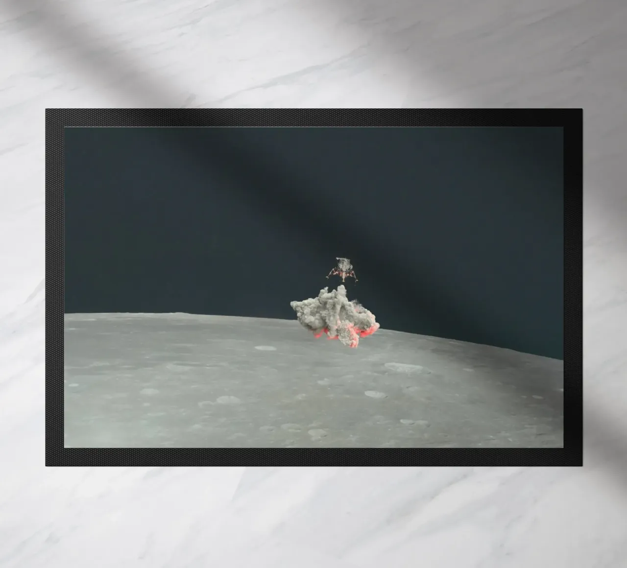 We Have a Problem doormat by Cassia Beck Collage