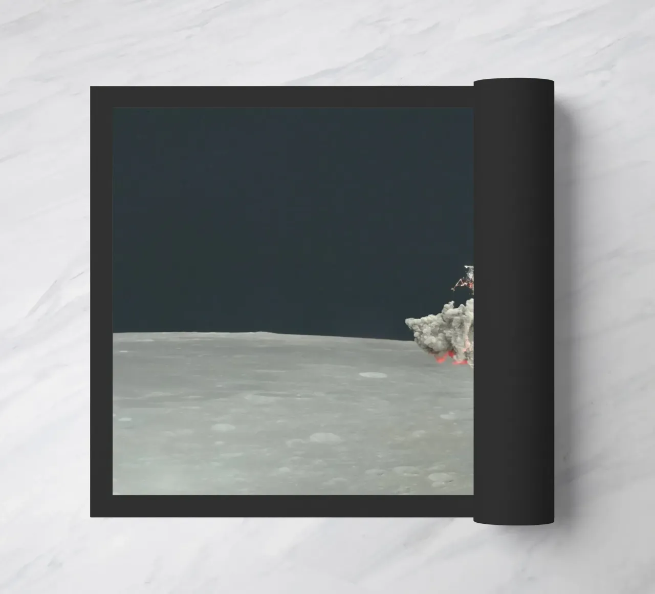 We Have a Problem doormat by Cassia Beck Collage