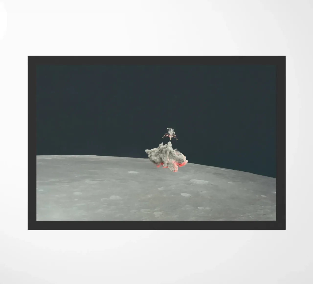 We Have a Problem doormat by Cassia Beck Collage