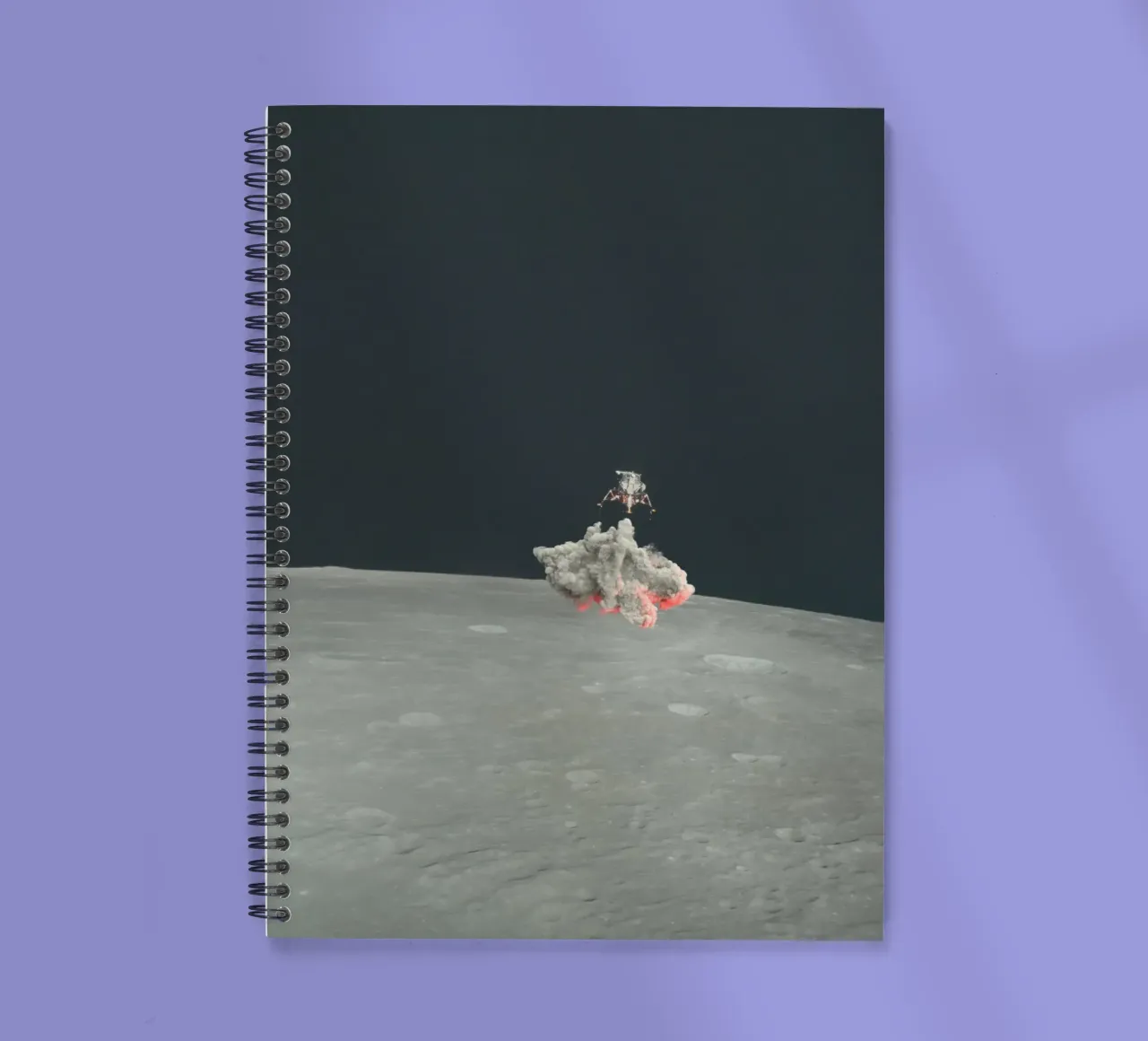 We Have a Problem spiral notebook by Cassia Beck Collage