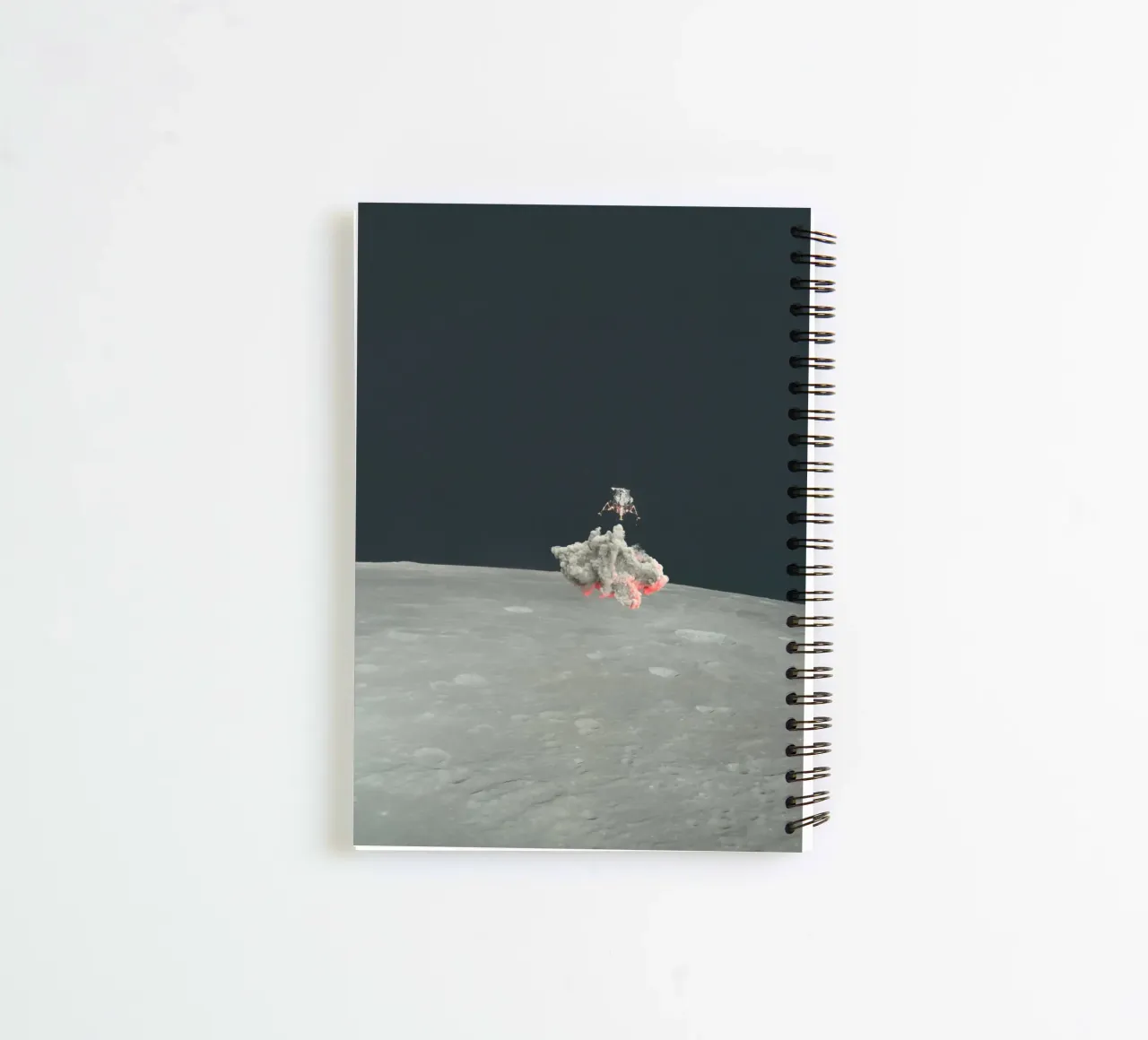 We Have a Problem spiral notebook by Cassia Beck Collage