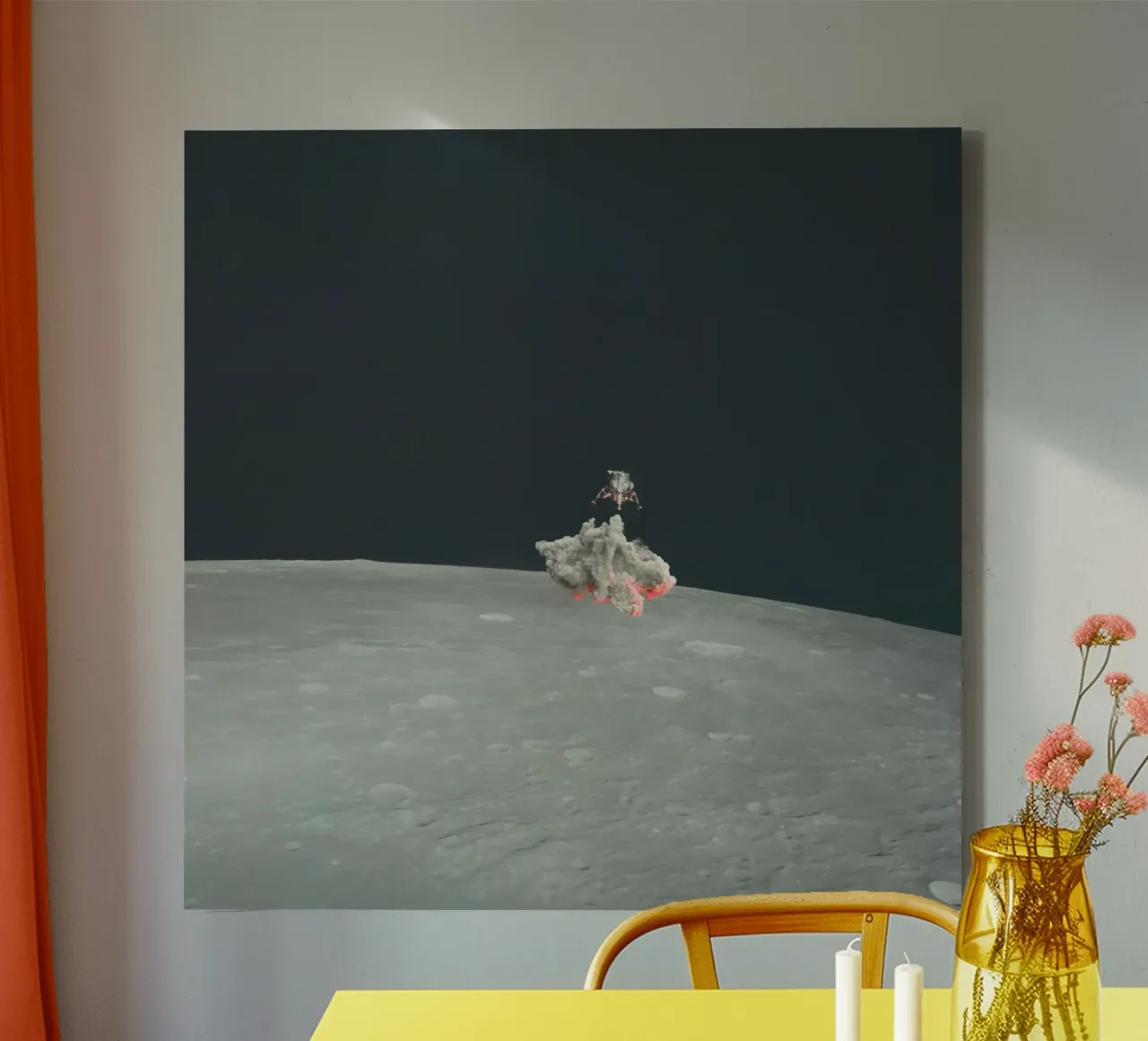 We Have a Problem tela da Cassia Beck Collage