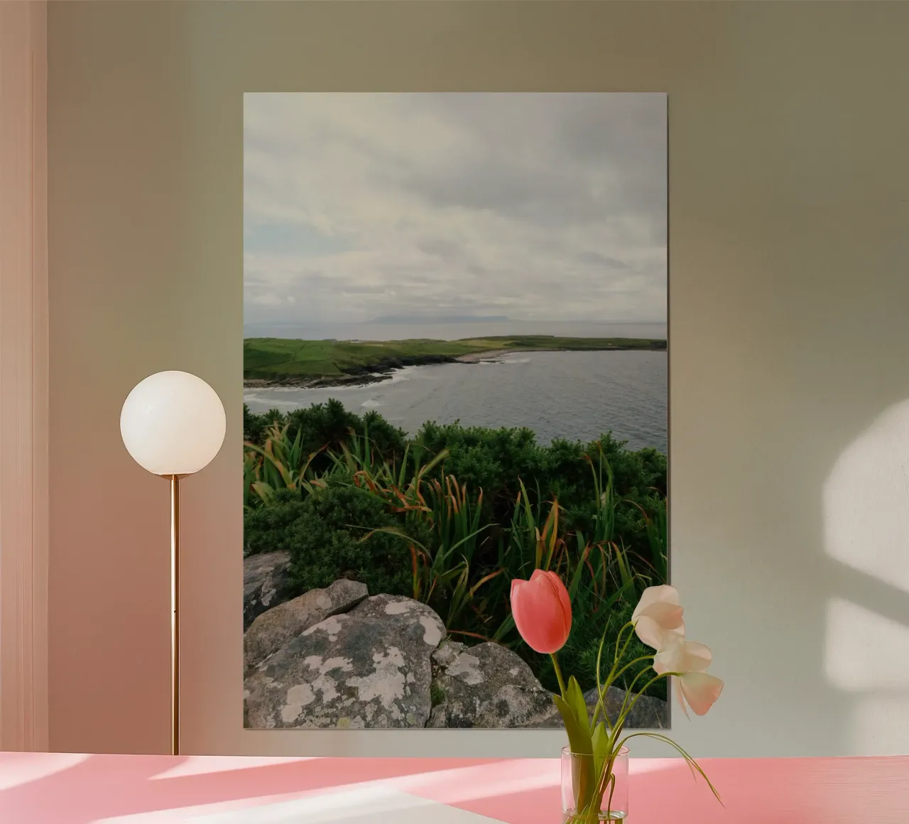 Am Rande der Stille poster con telaio in alluminio da The Wild Creative Studio