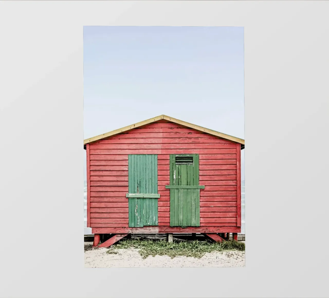 Red Hut telo in pvc da Shot By Clint