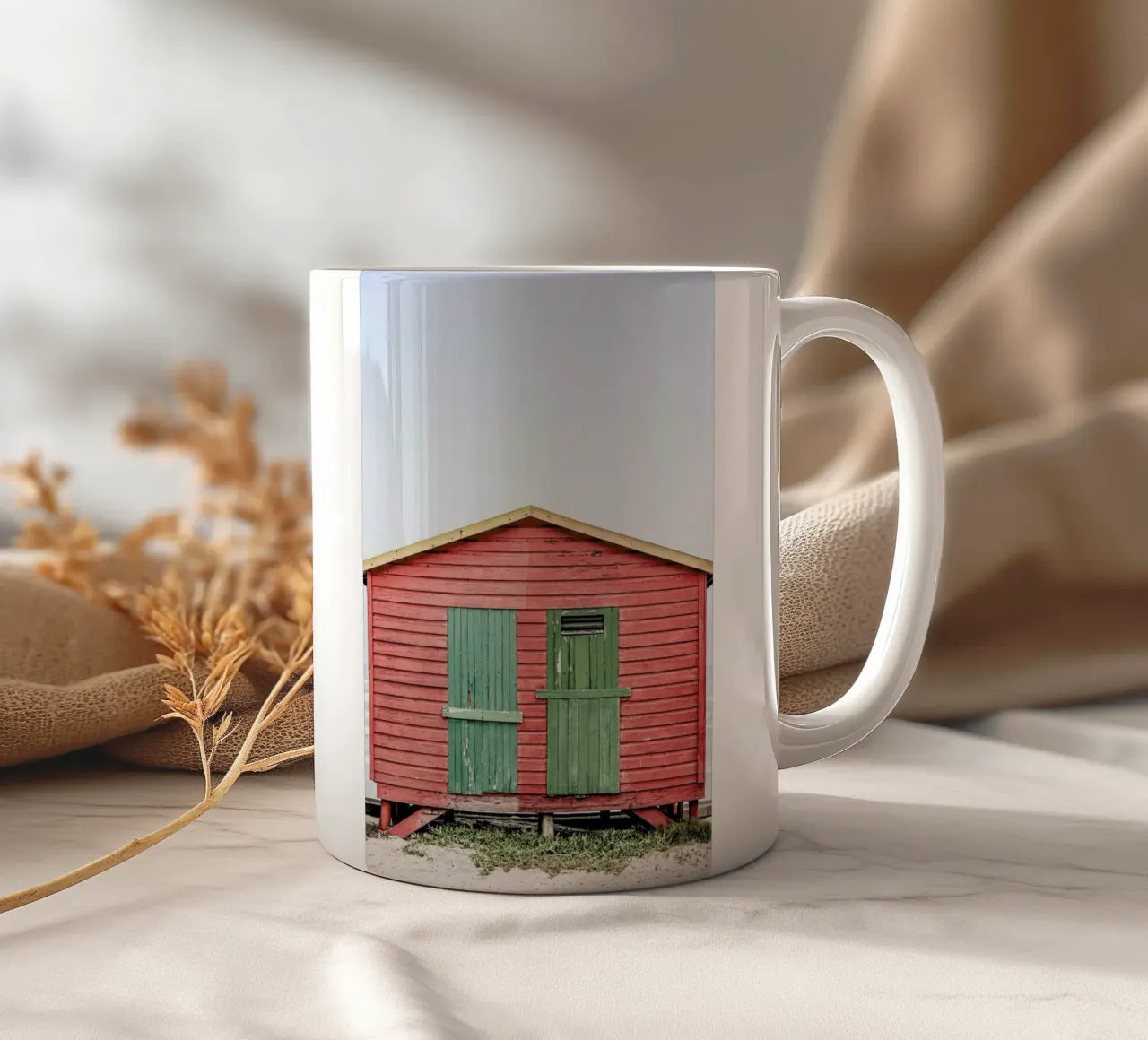 Red Hut tazza in ceramica da Shot By Clint