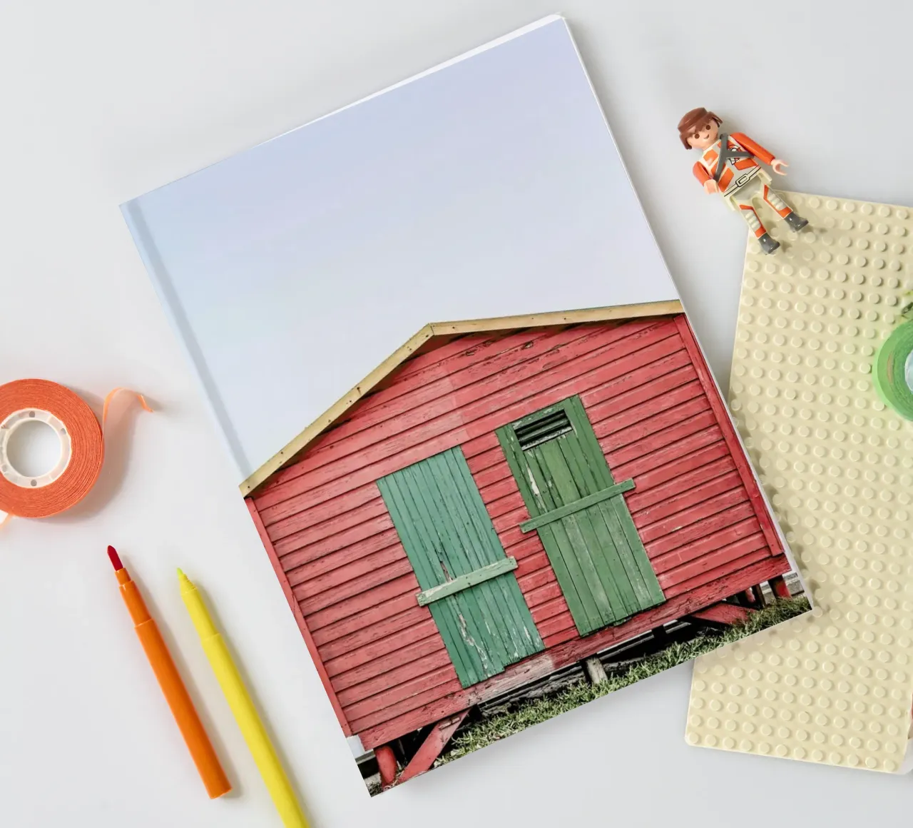 Red Hut notebook by Shot By Clint