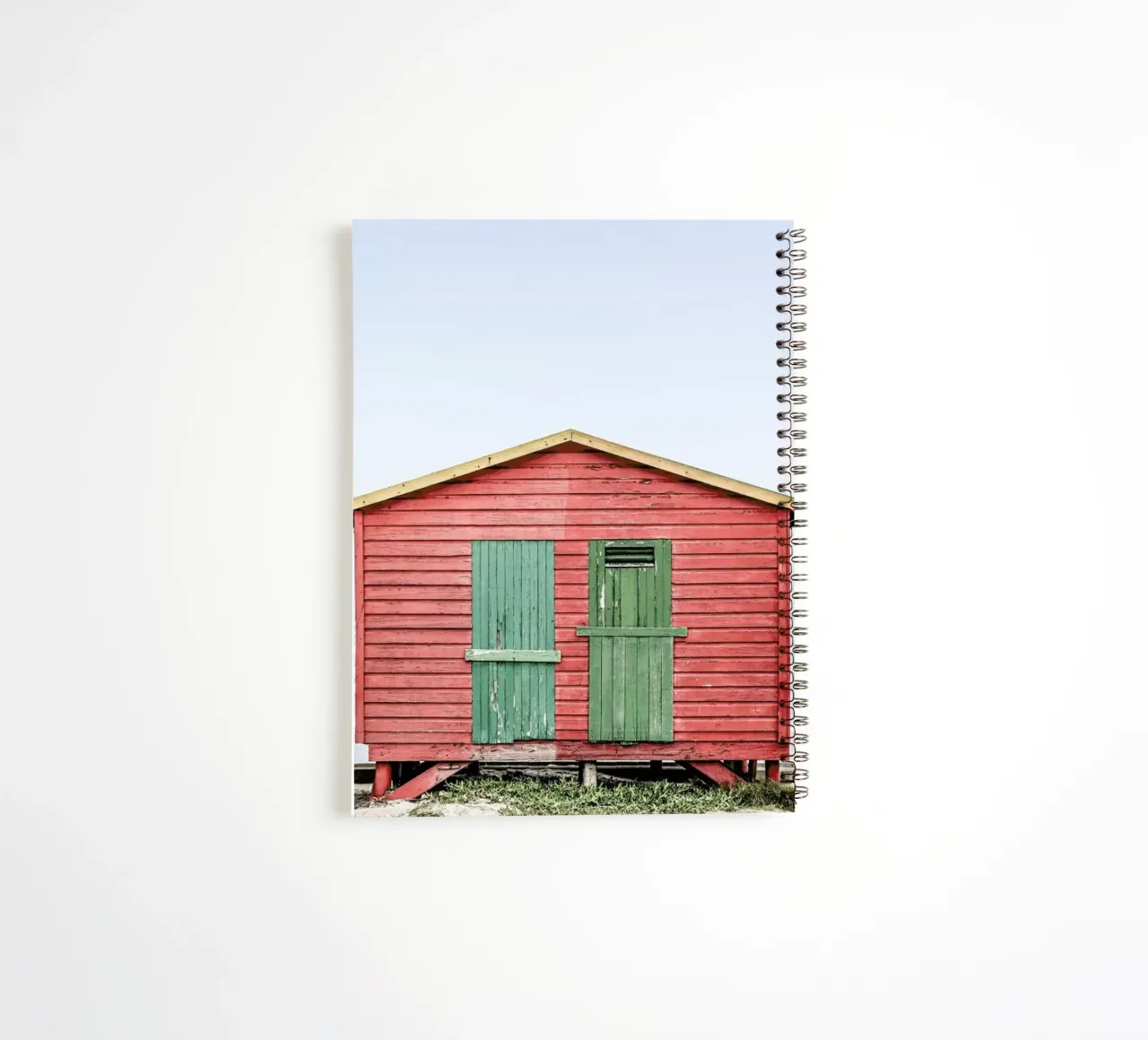 Red Hut spiral notebook by Shot By Clint