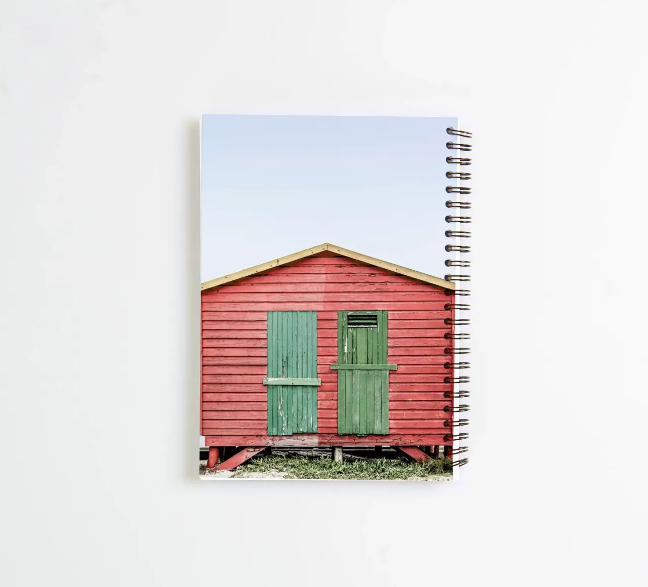 Red Hut spiral notebook by Shot By Clint