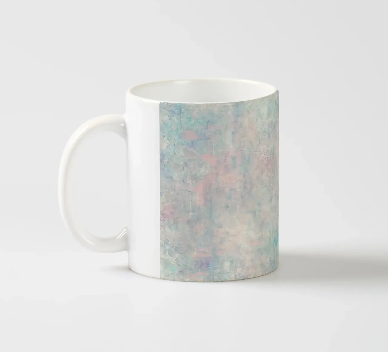 Etherisch Pastel Abstract - Getextureerde Moderne Kunstdruk keramische mok van NorwesClub