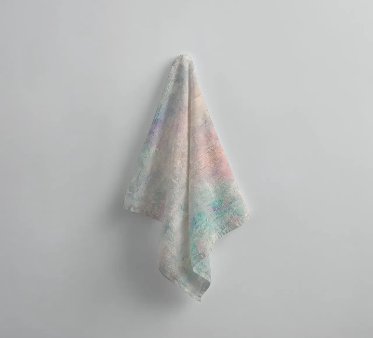 Etherisch Pastel Abstract - Getextureerde Moderne Kunstdruk badhanddoek van NorwesClub