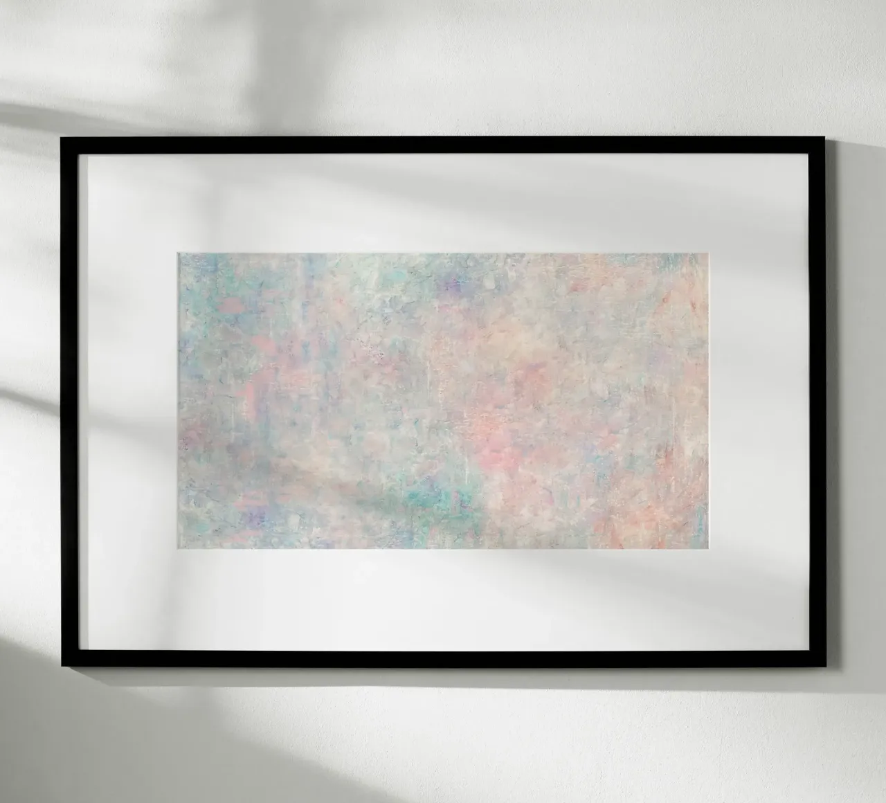 Etereo pastello astratto - Stampa d'arte moderna strutturata poster da NorwesClub