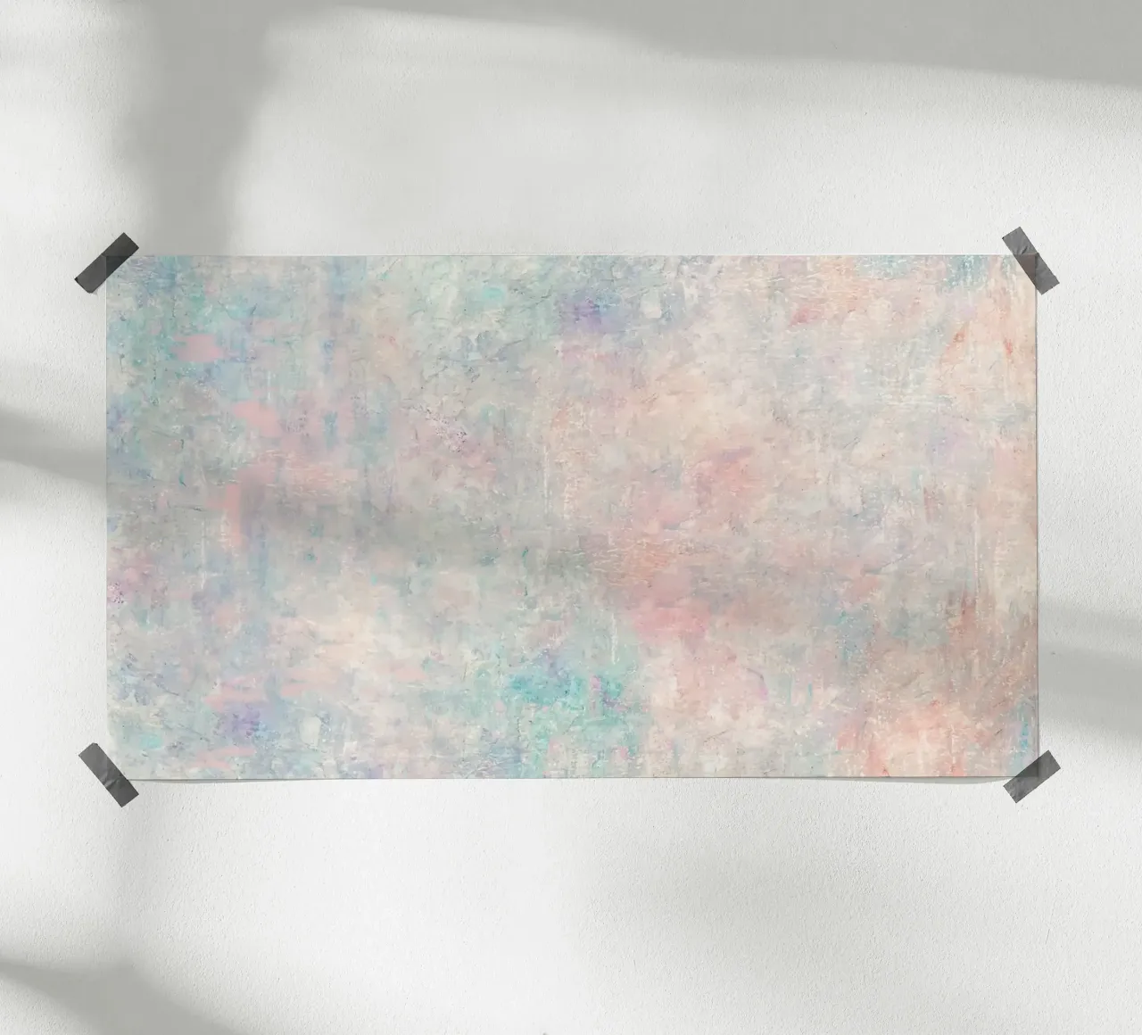 Etereo pastello astratto - Stampa d'arte moderna strutturata poster da NorwesClub