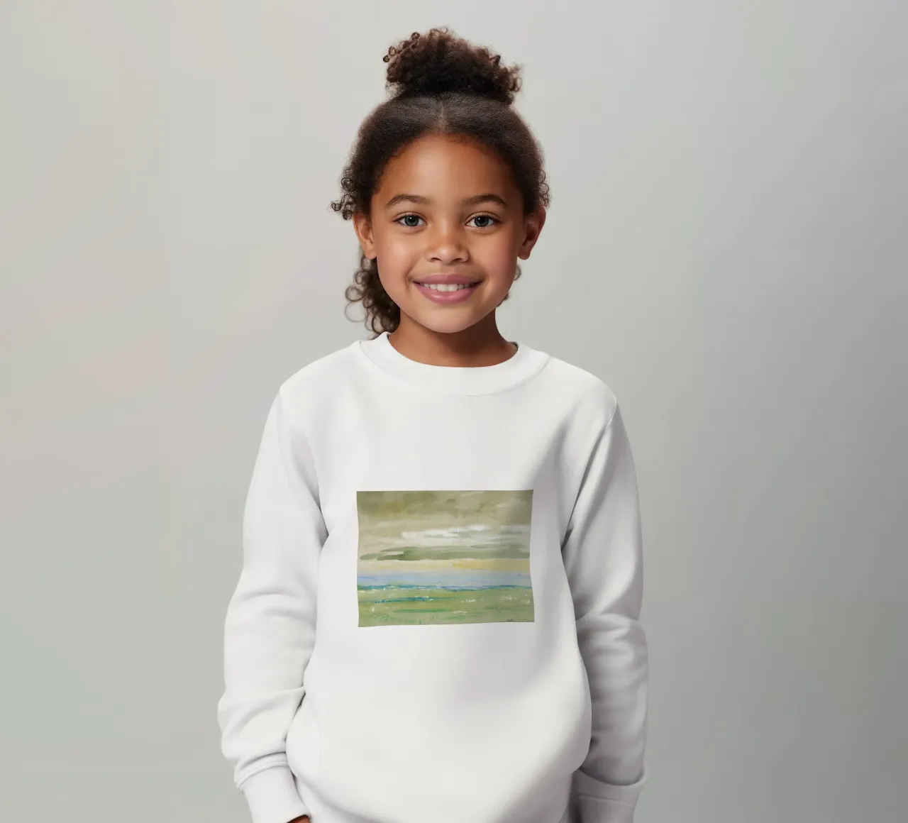Arthur B. Davies Horizon - Tonalist Landscape Art Print kids sweatshirt by NorwesClub