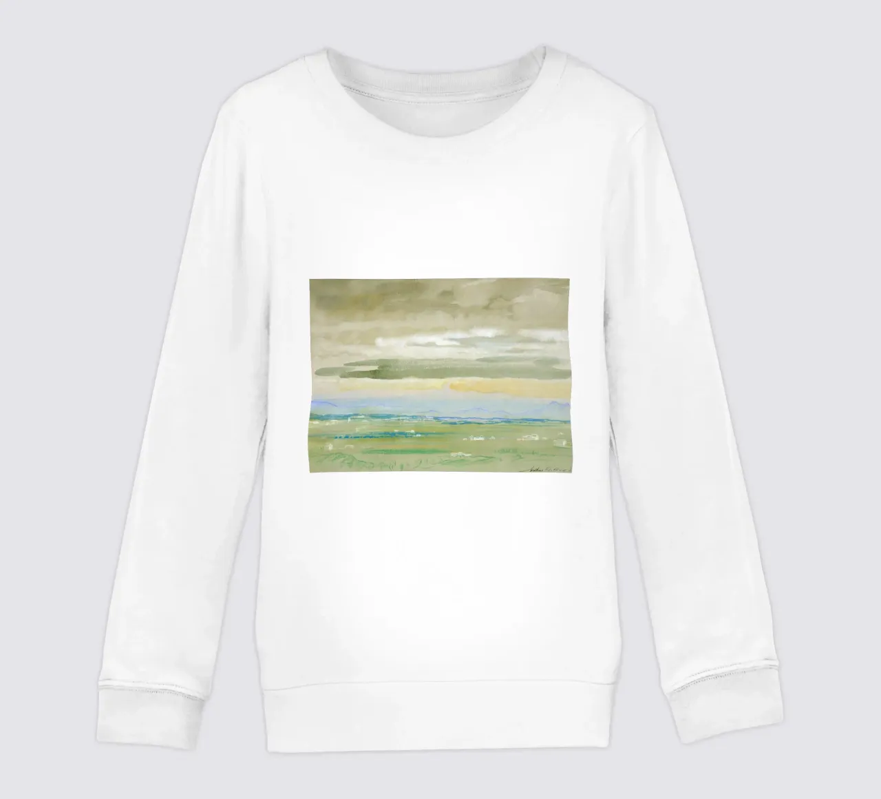 Arthur B. Davies Horizon - Tonalist Landscape Art Print kids sweatshirt by NorwesClub