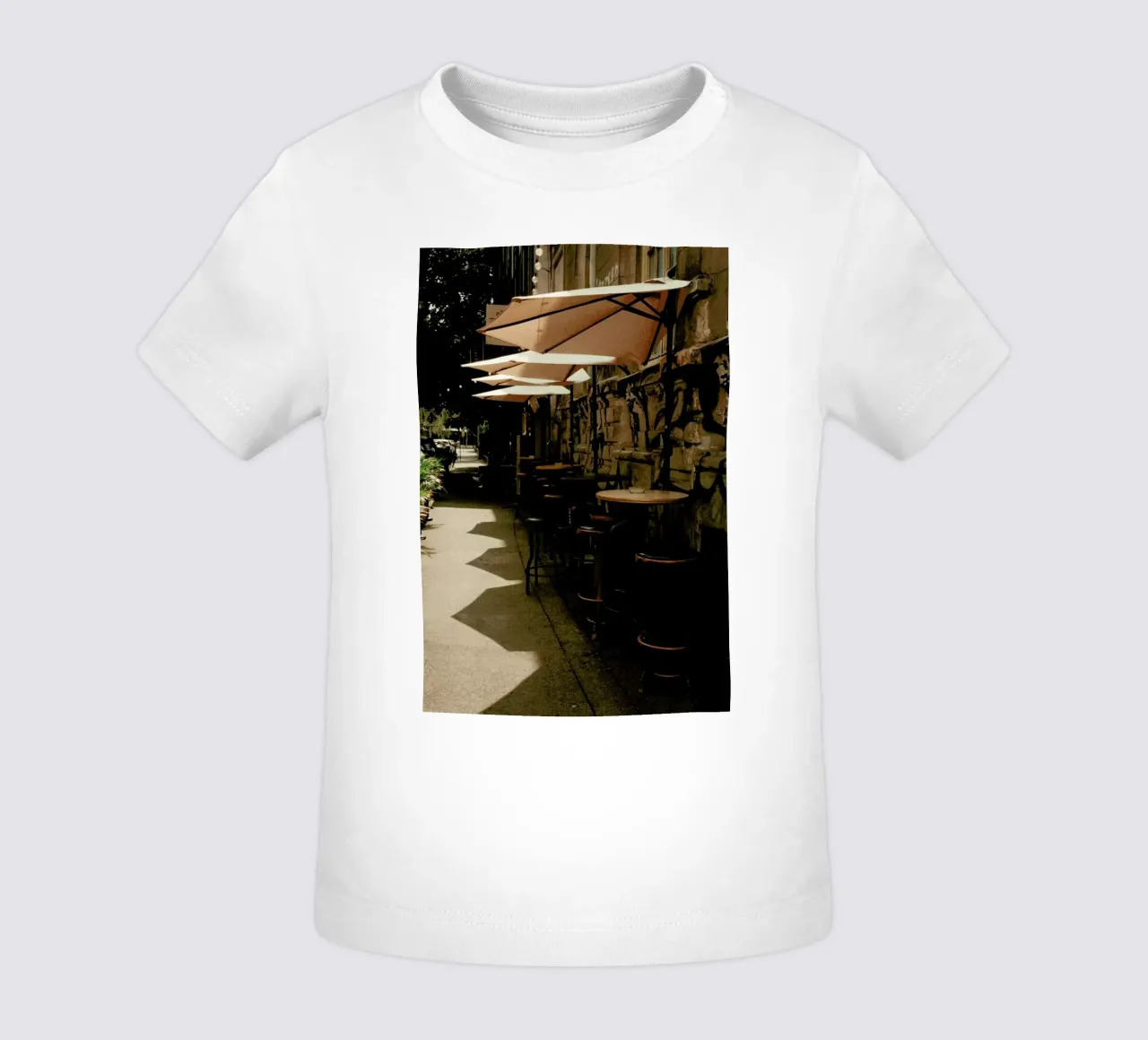 Analog Series Street Cafe maglietta neonato da Sebastian Hilgetag
