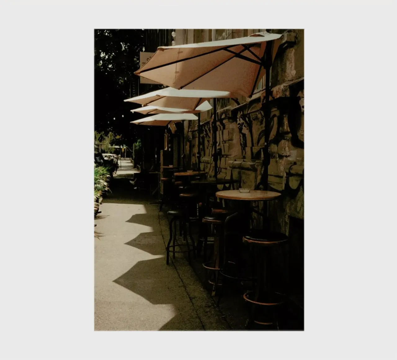 Analog Series Street Cafe notebook by Sebastian Hilgetag