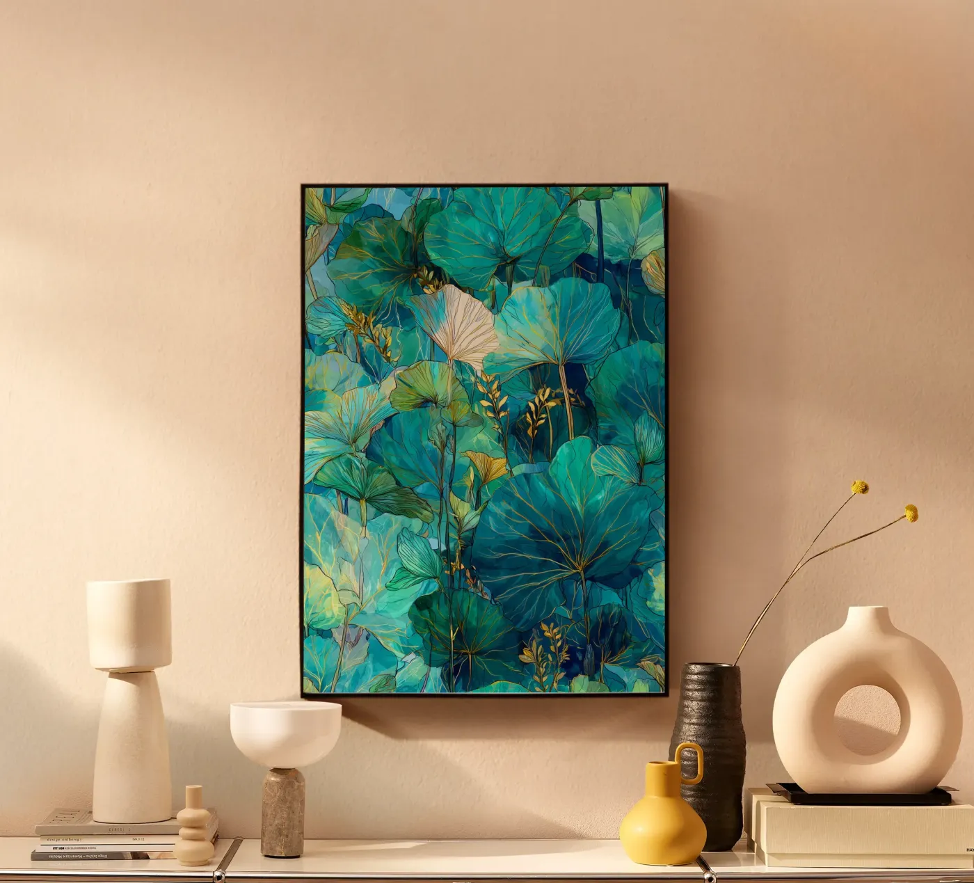 Foglie verdi plexiglass da Justyna Jaszke JBJart