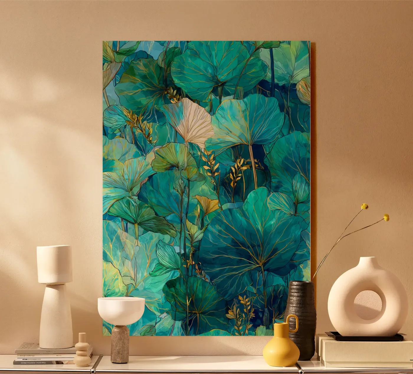 Foglie verdi plexiglass da Justyna Jaszke JBJart