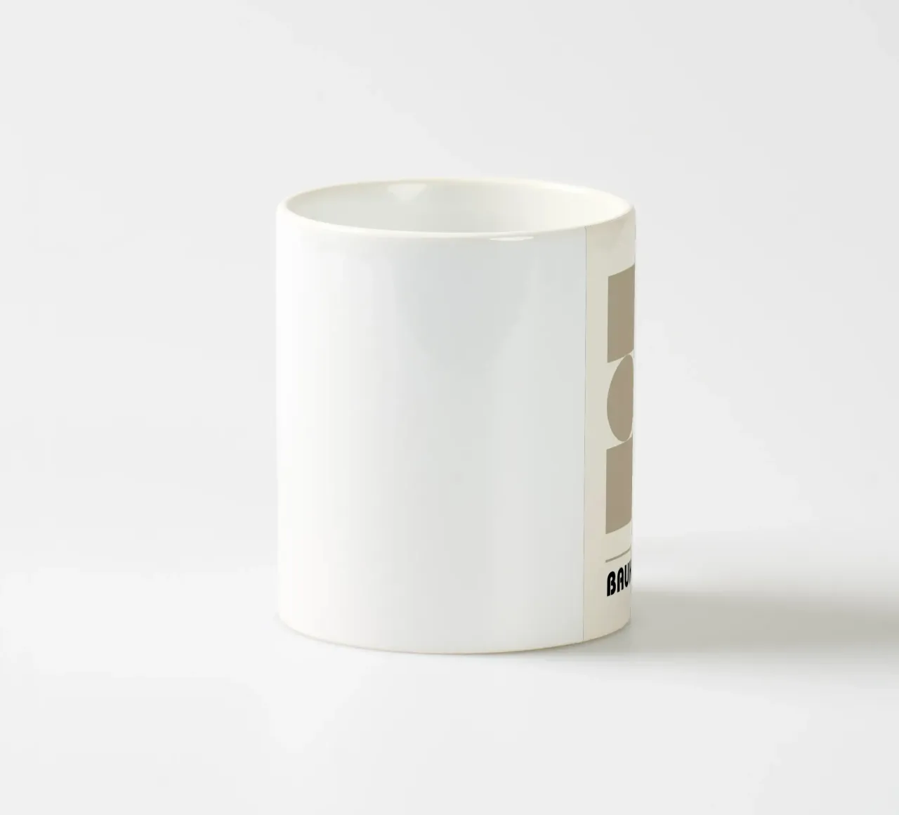 Forme in equilibrio - Geometria Bauhaus tazza in ceramica da Casa Calm