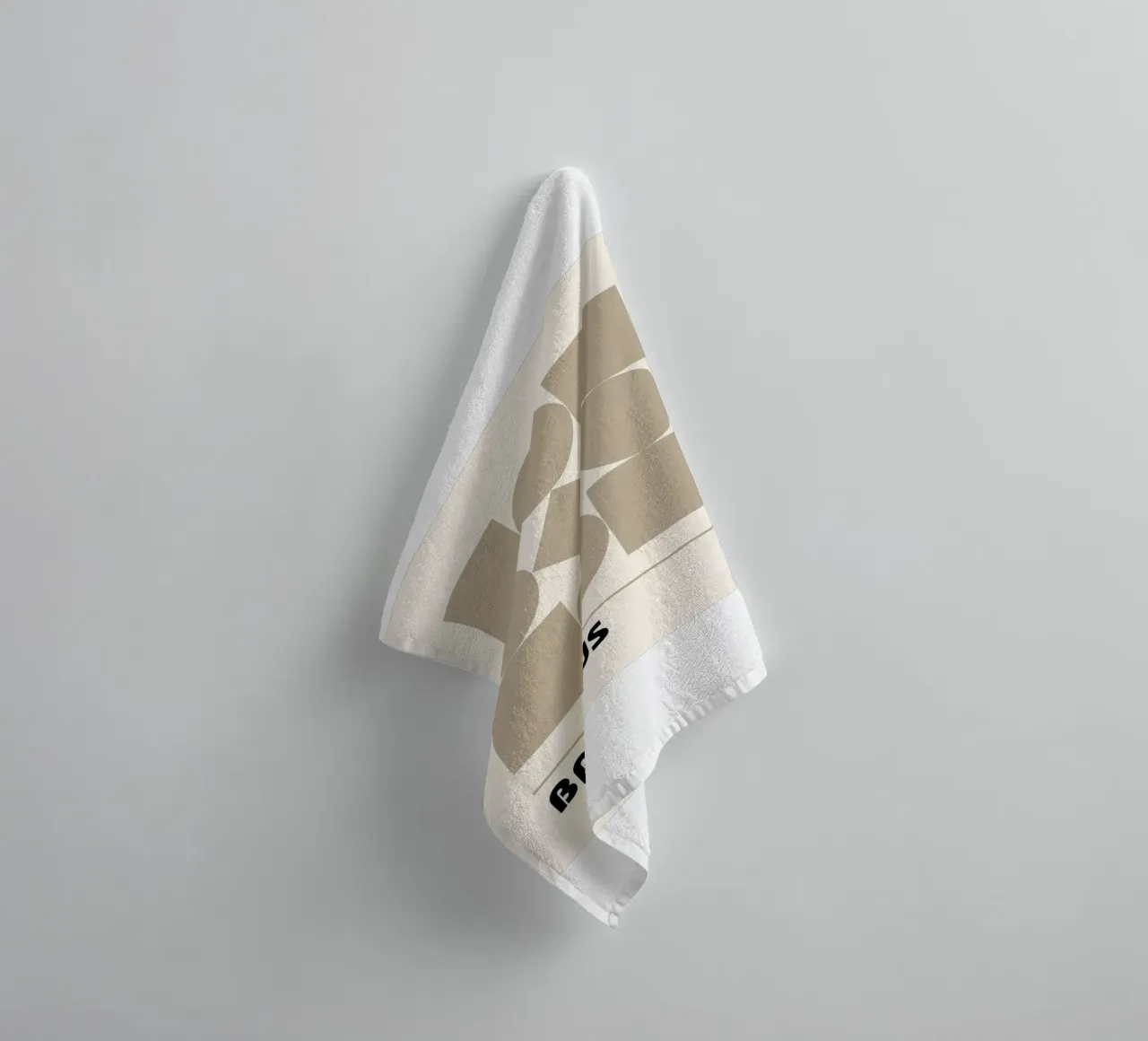 Shapes in balance - Bauhaus geometry towel by Casa Calm