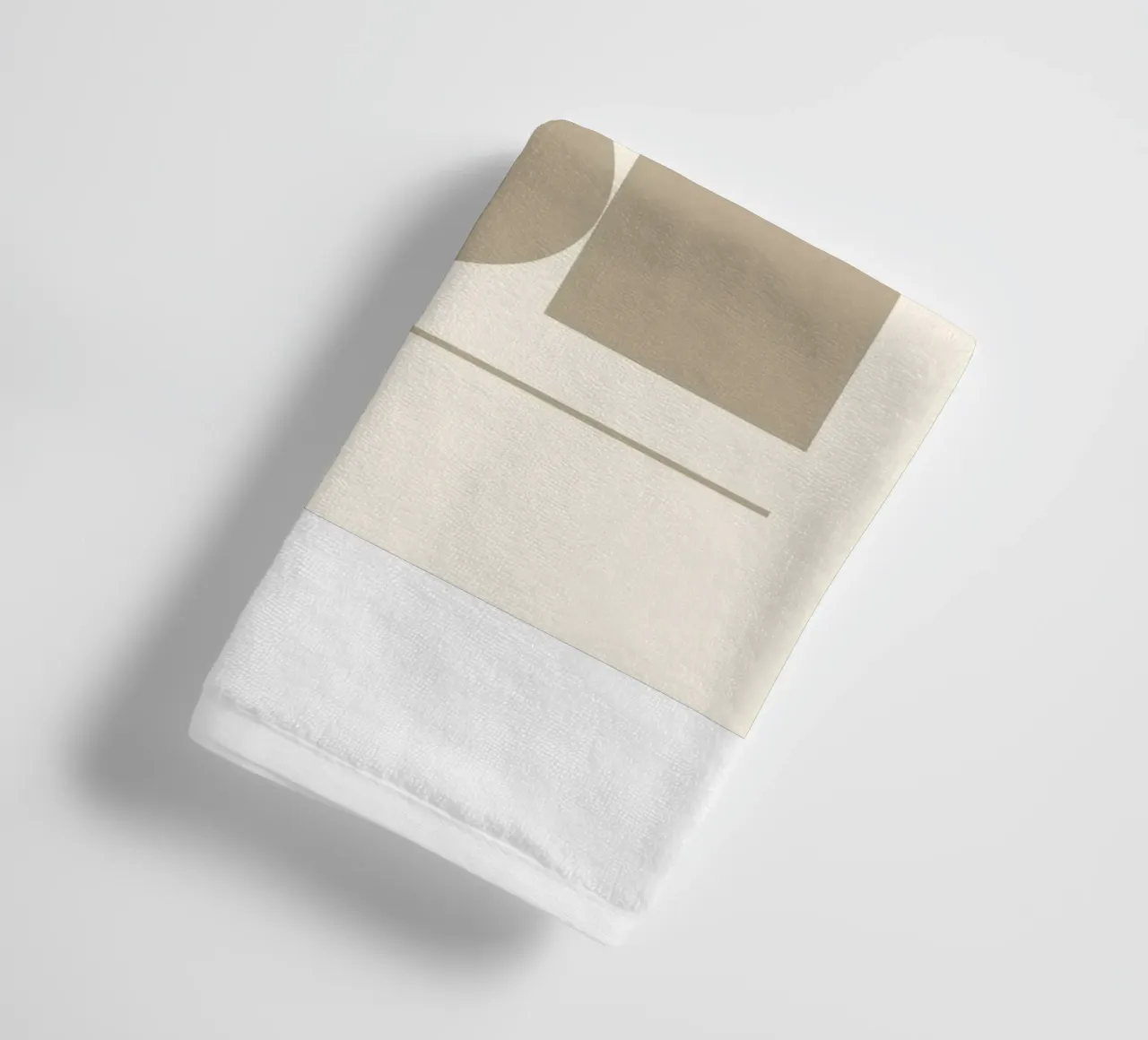 Shapes in balance - Bauhaus geometry towel by Casa Calm