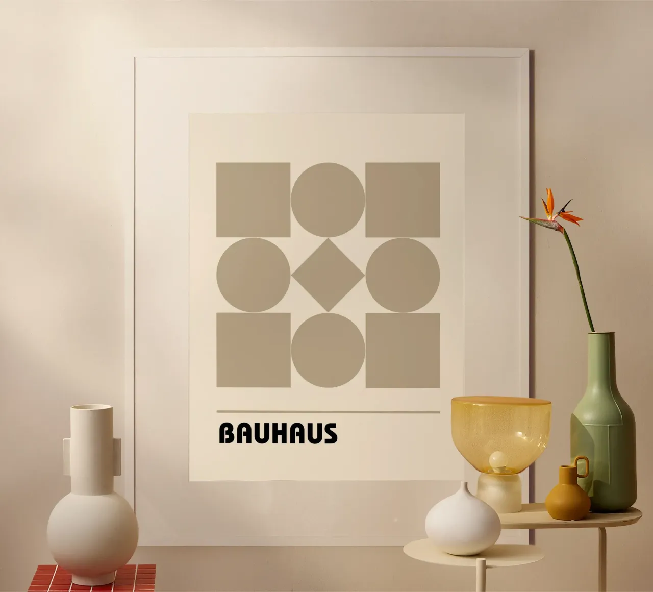 Formas en equilibrio - Geometría Bauhaus hahnemühle de Casa Calm