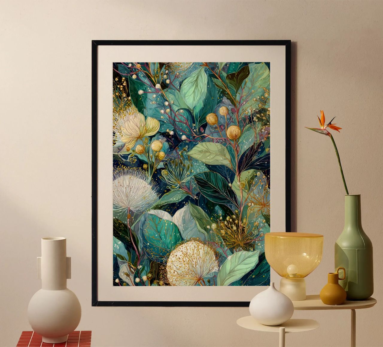 Flore magique poster de Justyna Jaszke JBJart