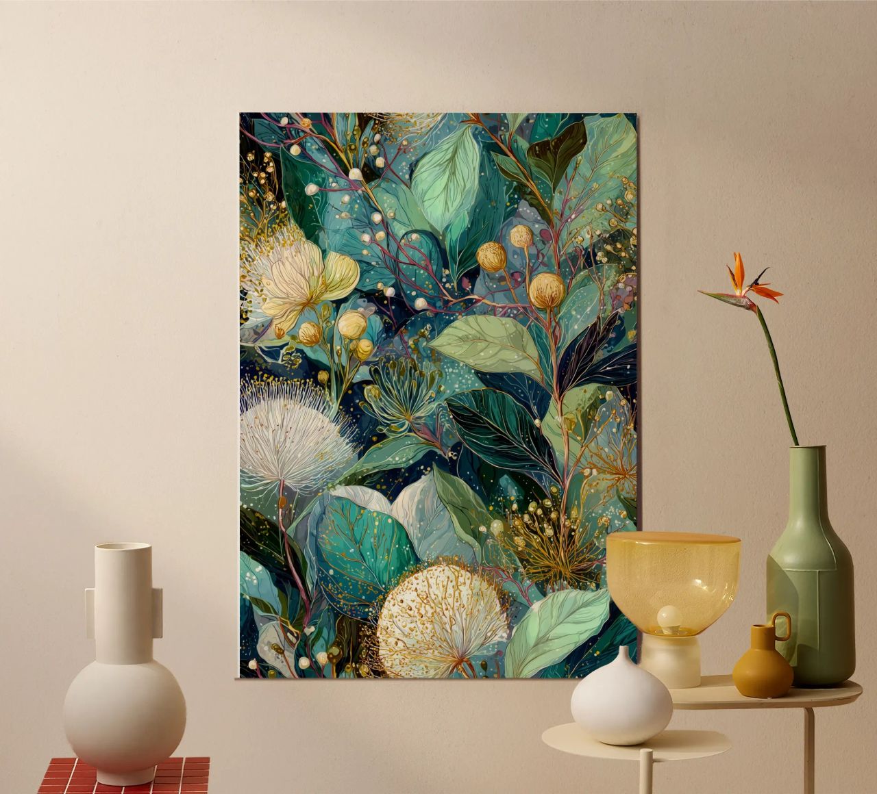 Flore magique poster de Justyna Jaszke JBJart