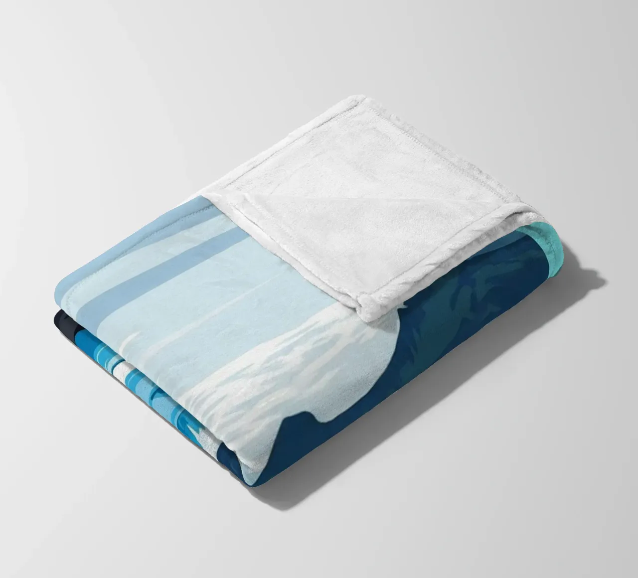ICELAND - JOKULSARLON: The Introvert's Pool Party coperta in pile da ZEN VACATION