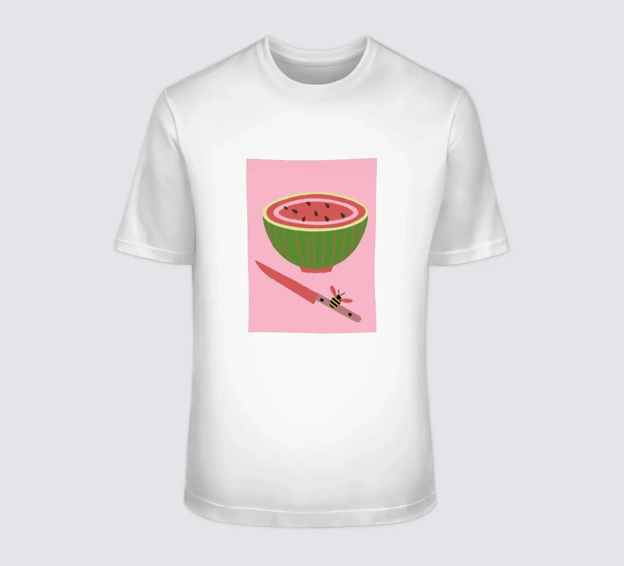 Anguria e api t-shirt da TRENDY POSTER SHOP