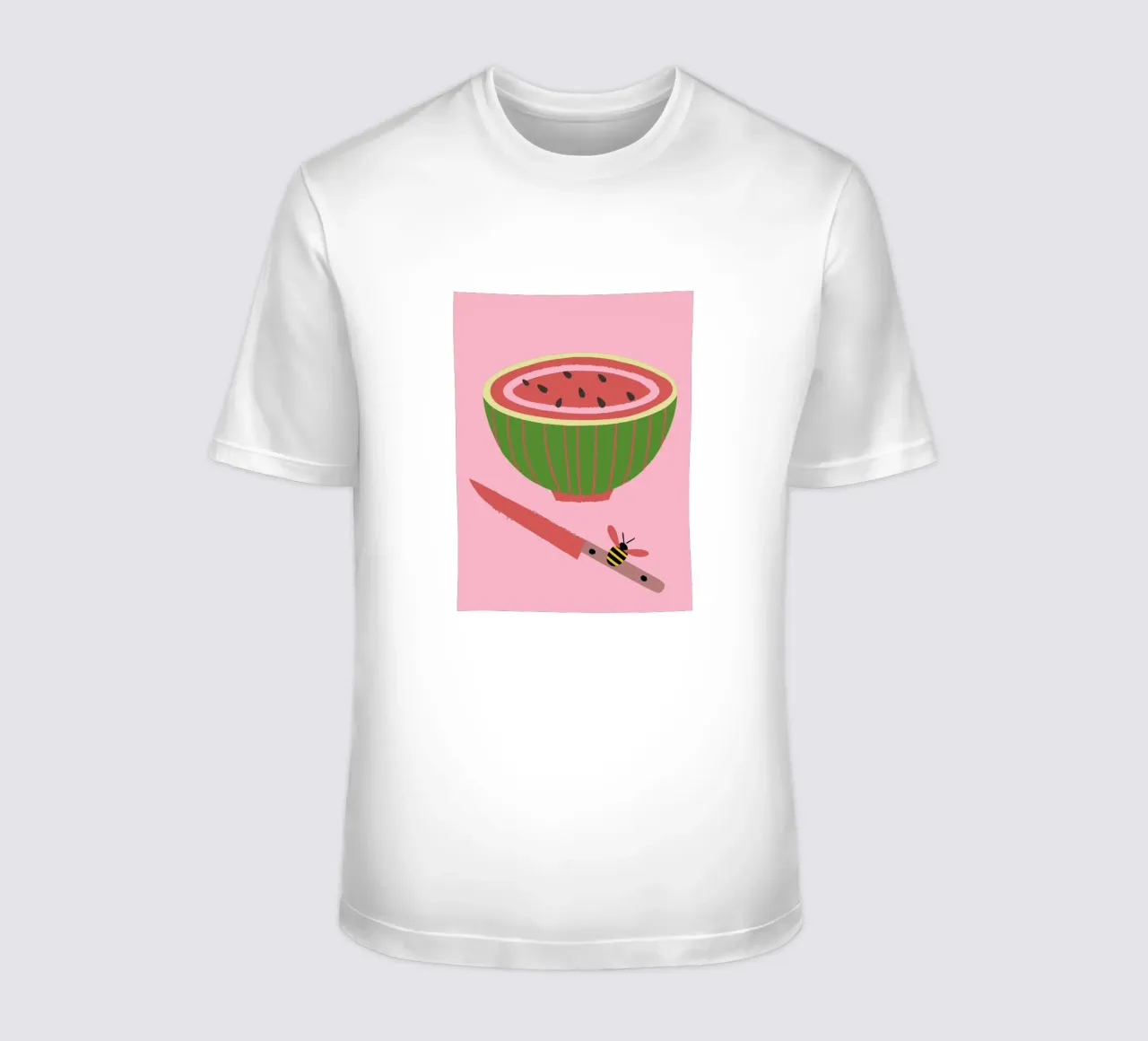 Anguria e api t-shirt da TRENDY POSTER SHOP