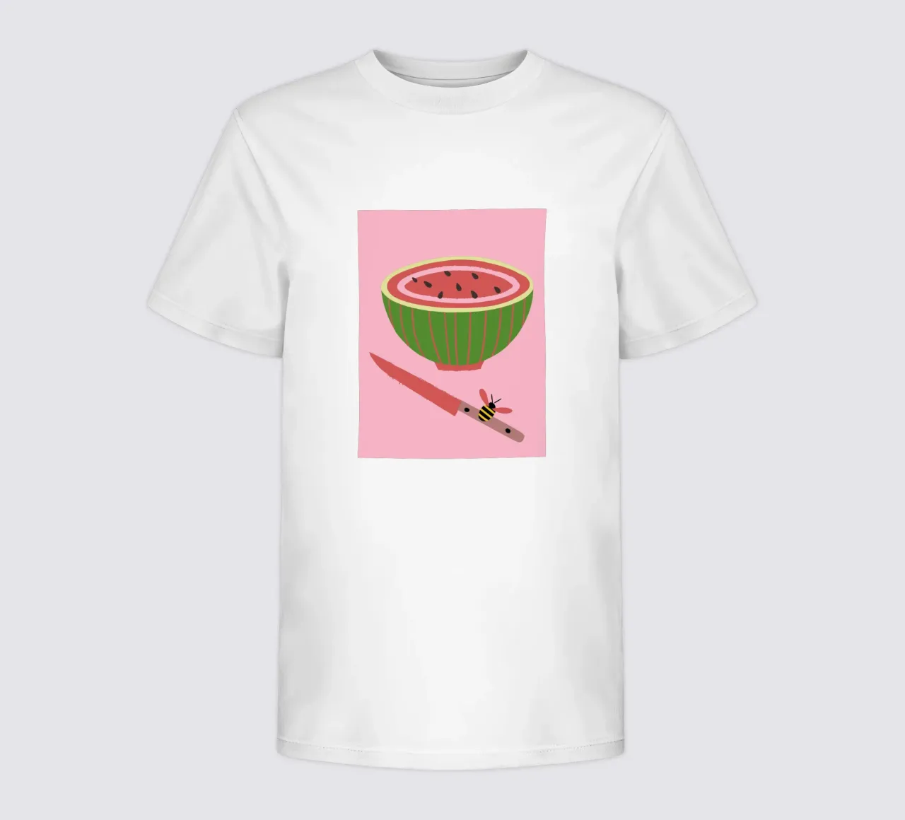 Anguria e api t-shirt bambini da TRENDY POSTER SHOP