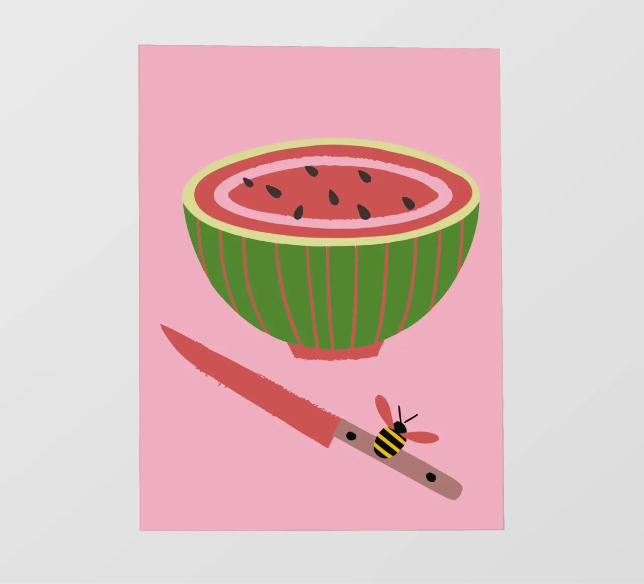 Anguria e api telo in pvc da TRENDY POSTER SHOP