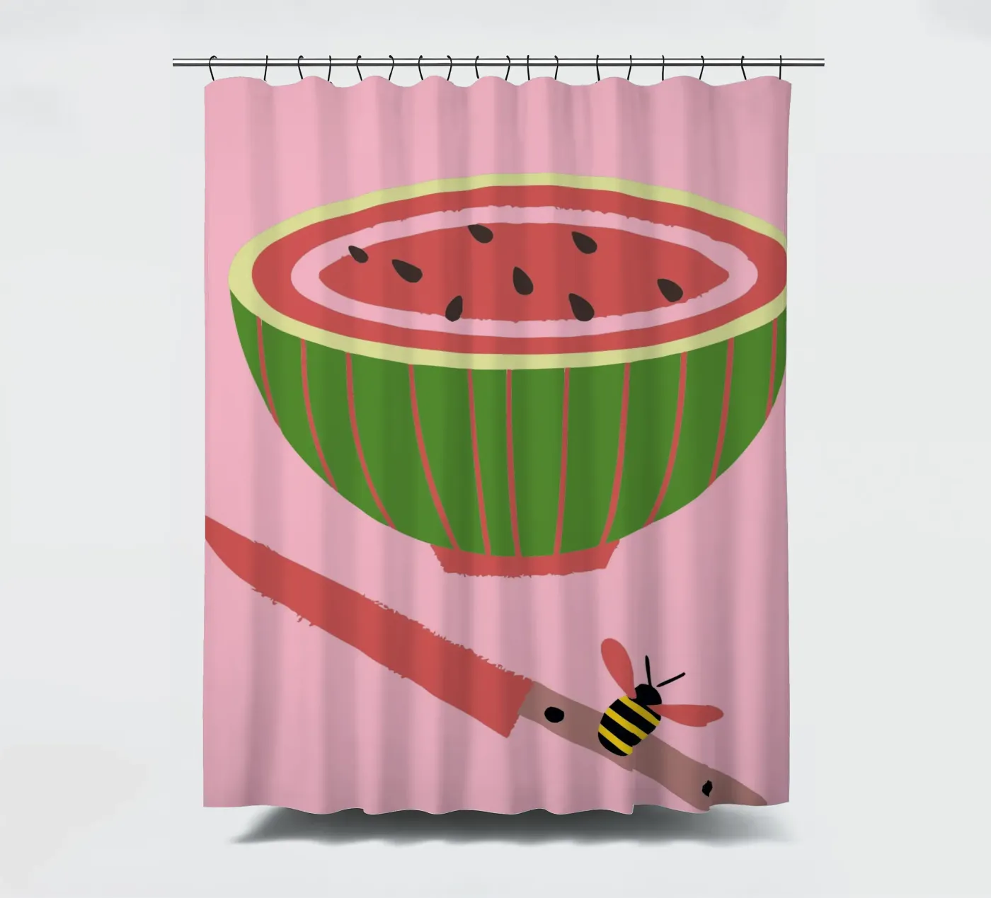 Watermelon and Bees tenda da doccia da TRENDY POSTER SHOP