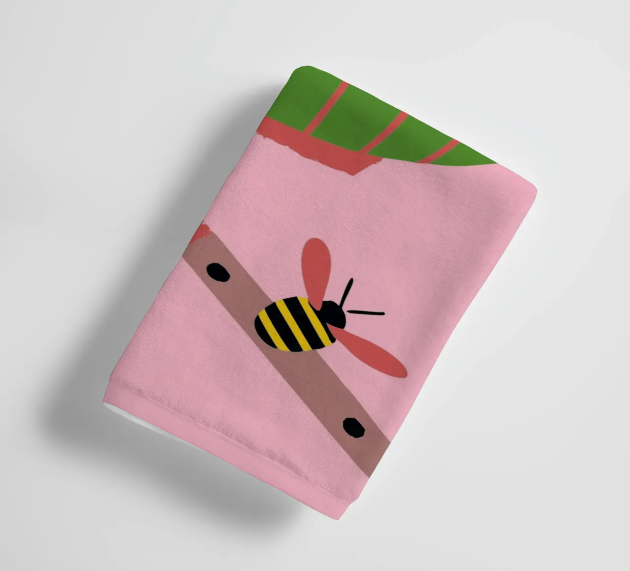 Anguria e api asciugamano da bagno da TRENDY POSTER SHOP