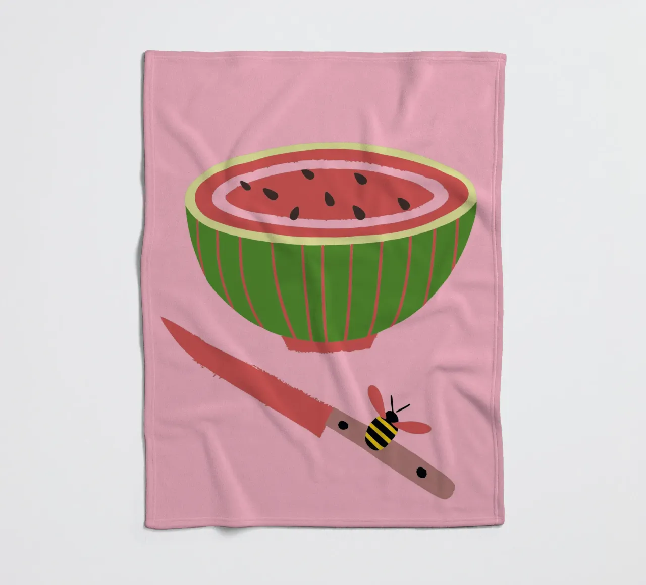 Anguria e api coperta in pile da TRENDY POSTER SHOP