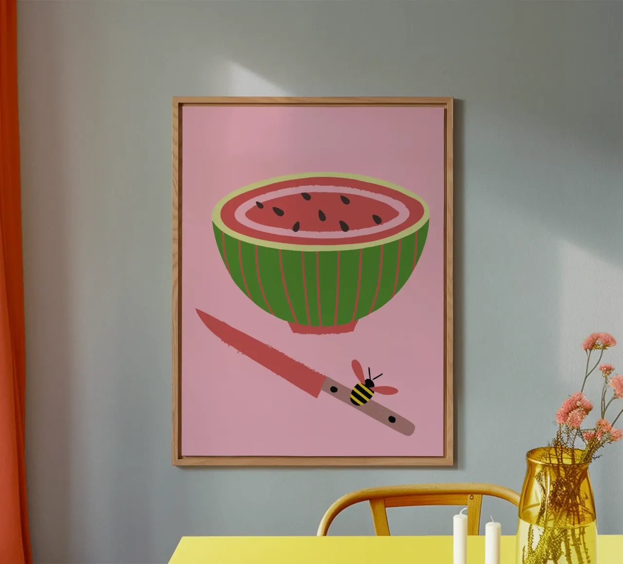 Anguria e api alluminio dibond da TRENDY POSTER SHOP