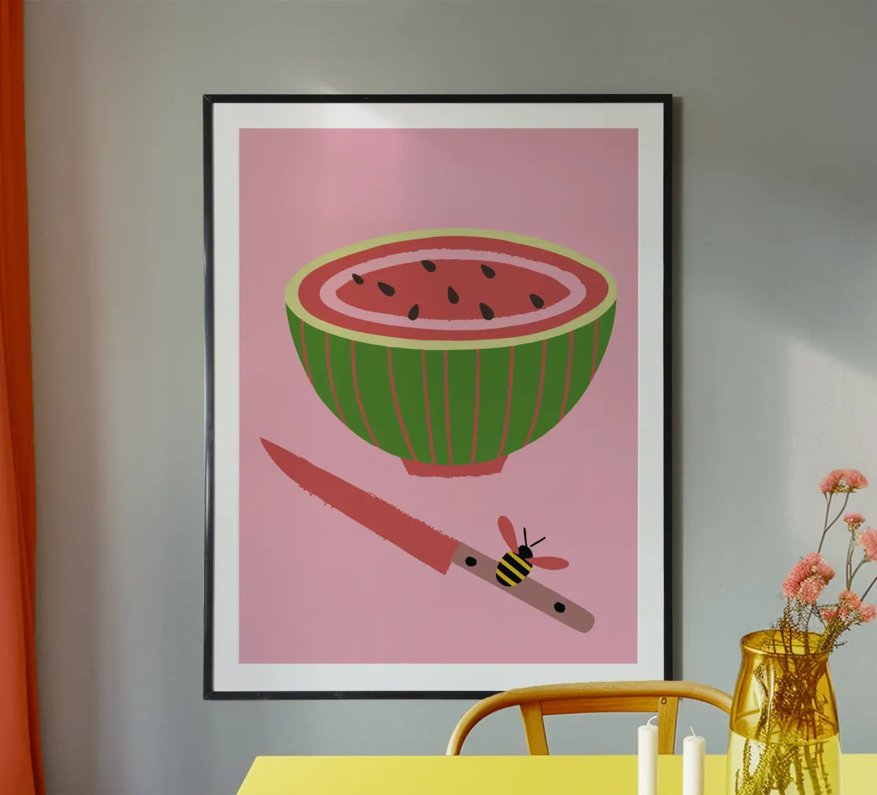 Anguria e api poster da TRENDY POSTER SHOP