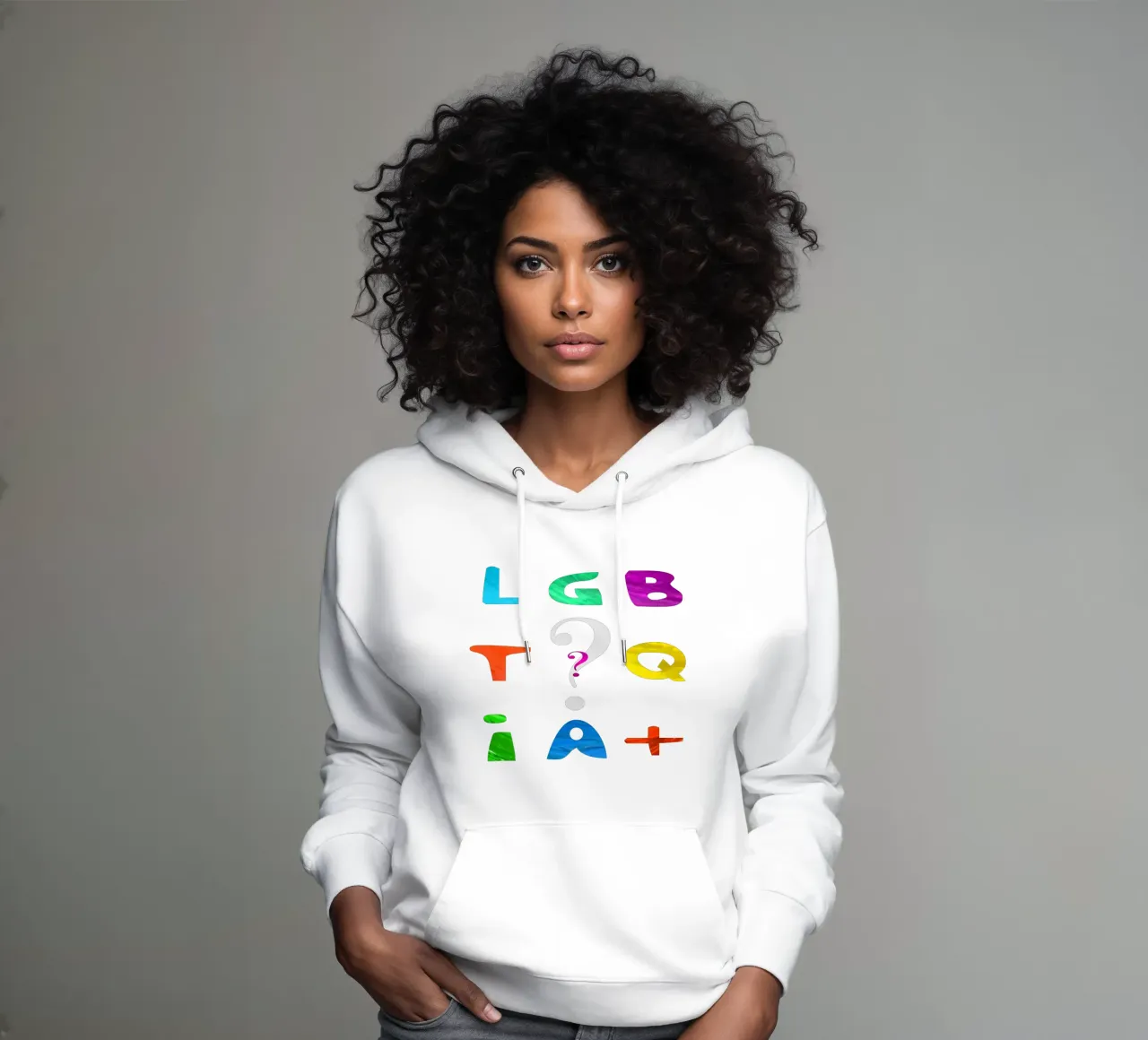 L G B T Q I A + sudadera con capucha de Vintage Van Gogh