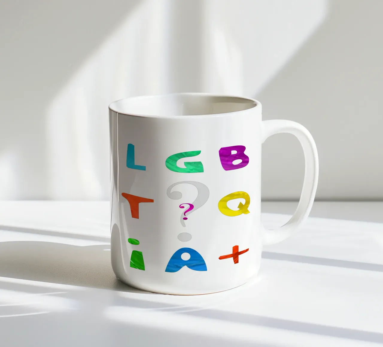 L G B T Q I A + tazza in ceramica da Vintage Van Gogh