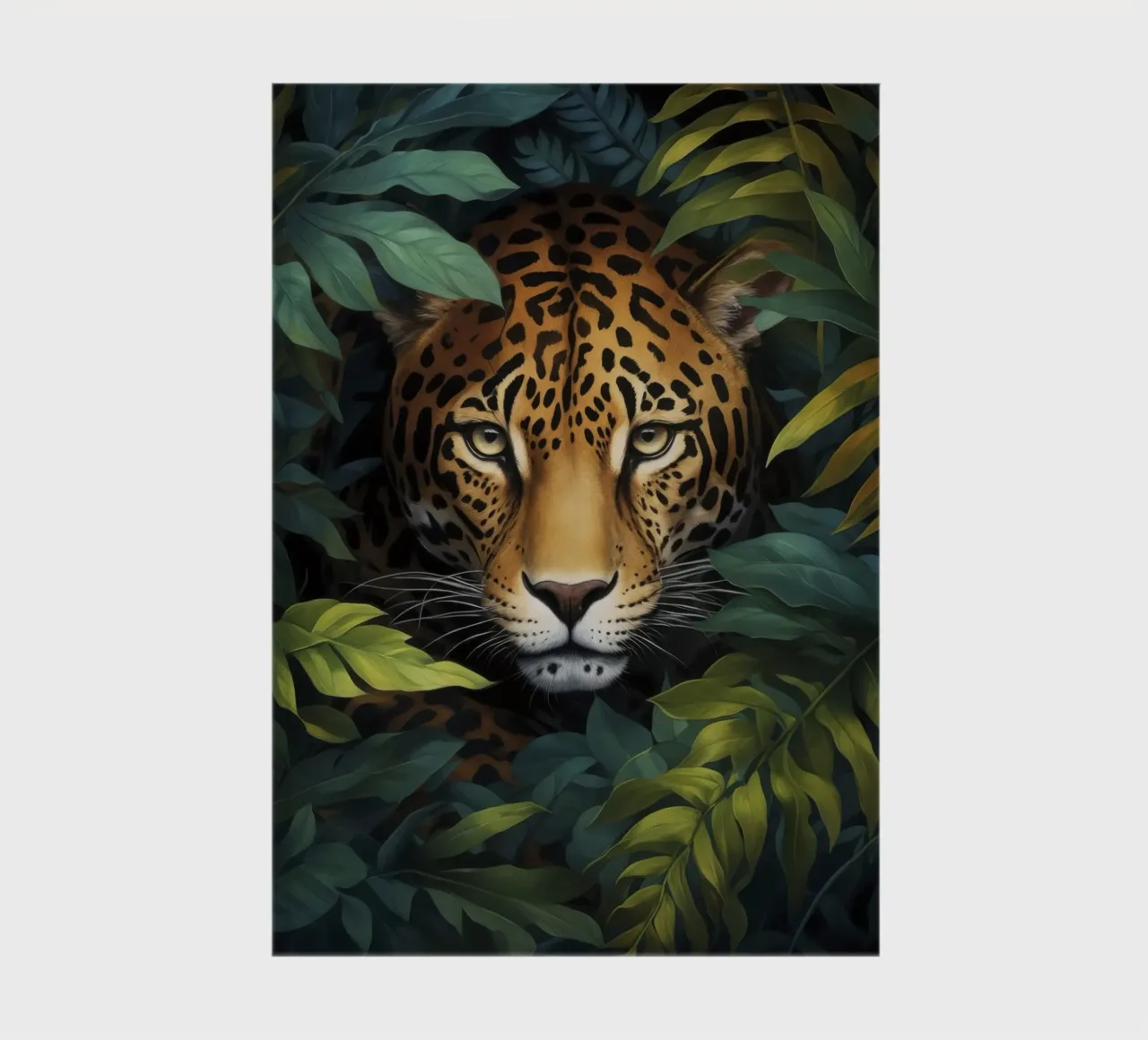 Tropical Stare Cheetah In The Jungle (Guépard dans la jungle) carnet de notes de Andrea Haase Modern Home