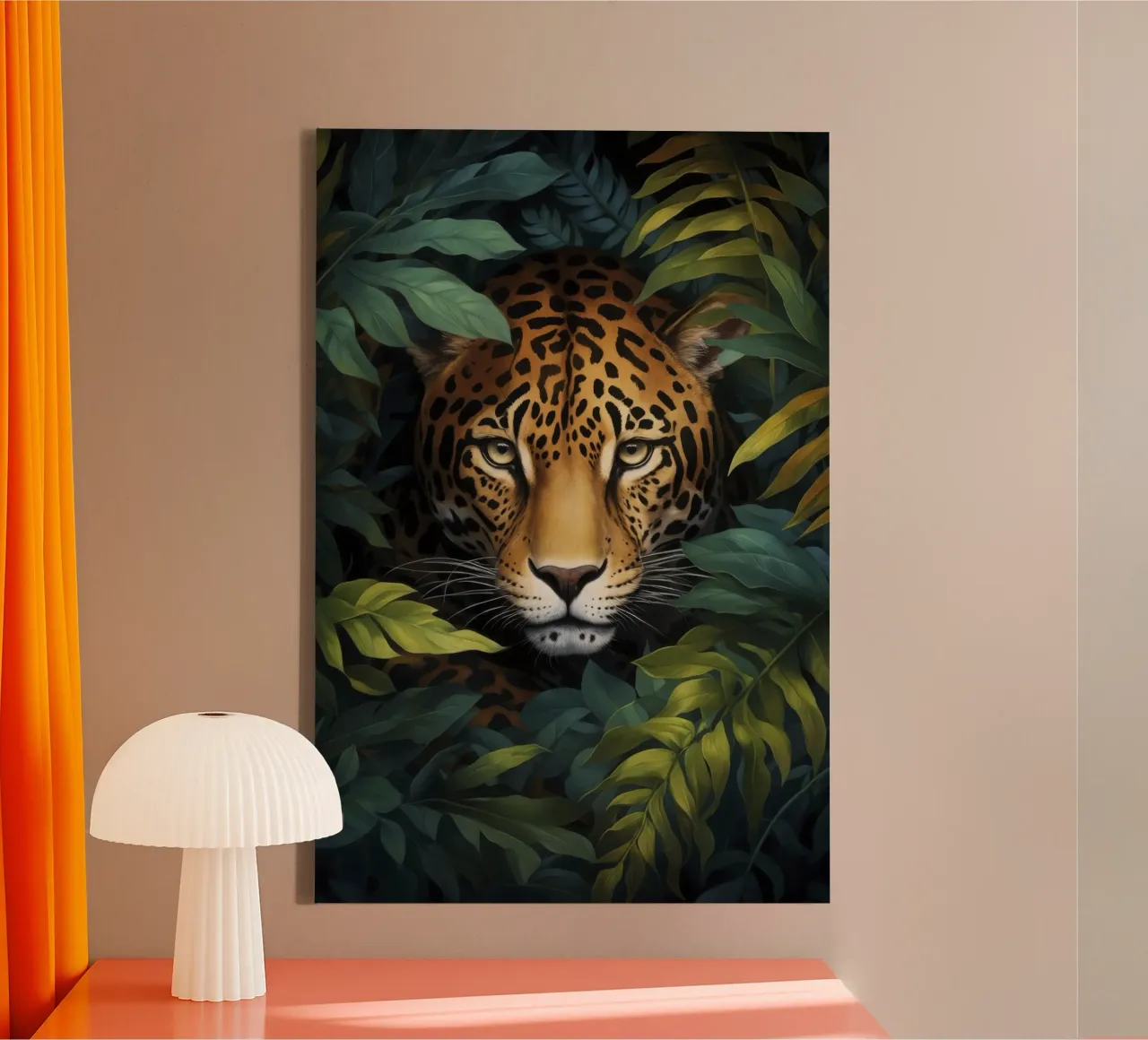 Tropical Stare Cheetah In The Jungle canvas by Andrea Haase Modern Home