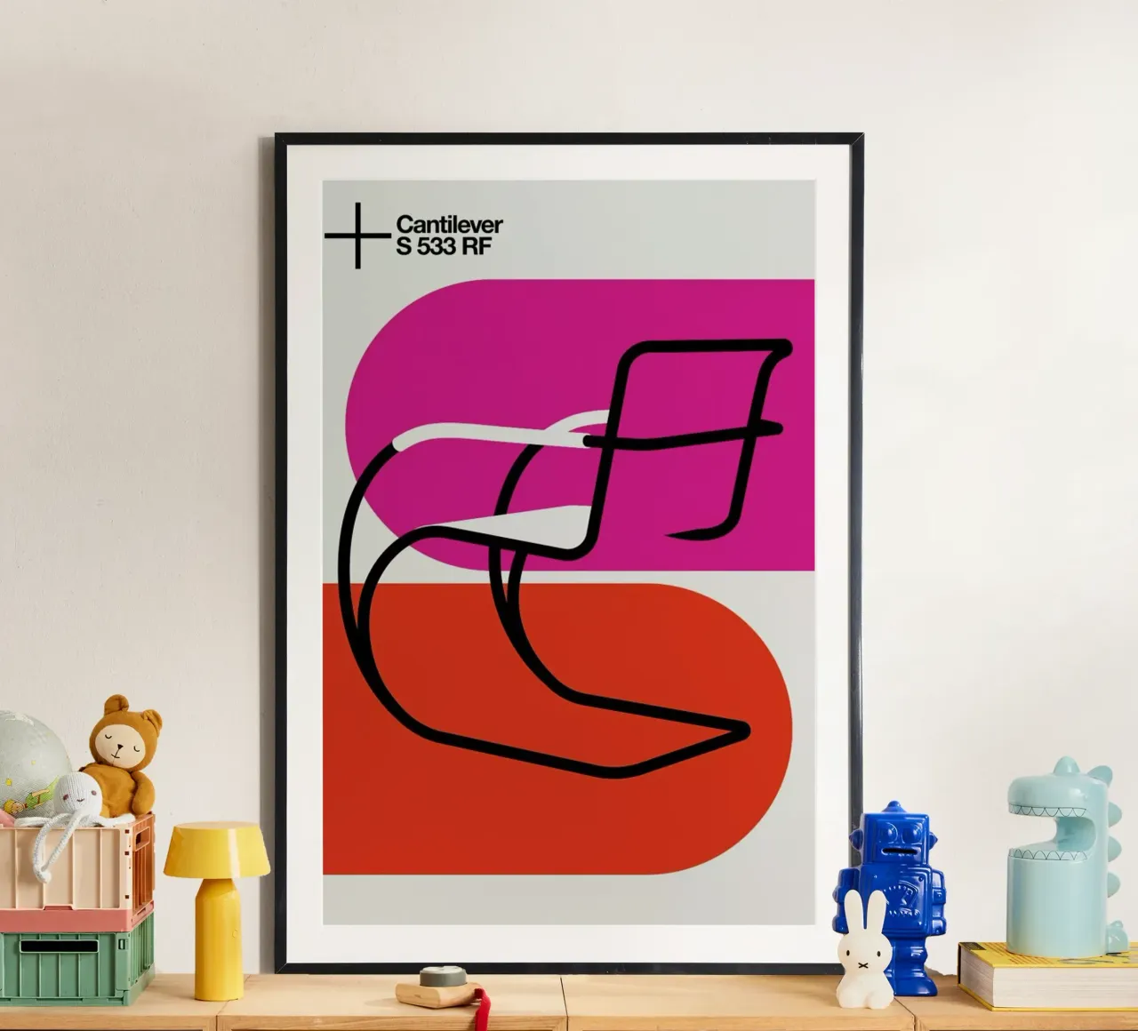 Sedia a sbalzo poster da Bo Lundberg