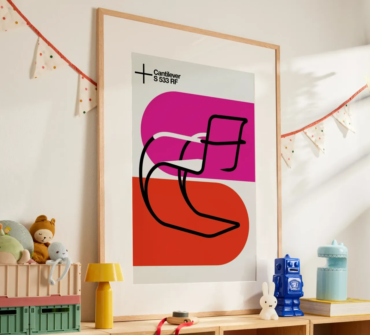 Sedia a sbalzo poster da Bo Lundberg