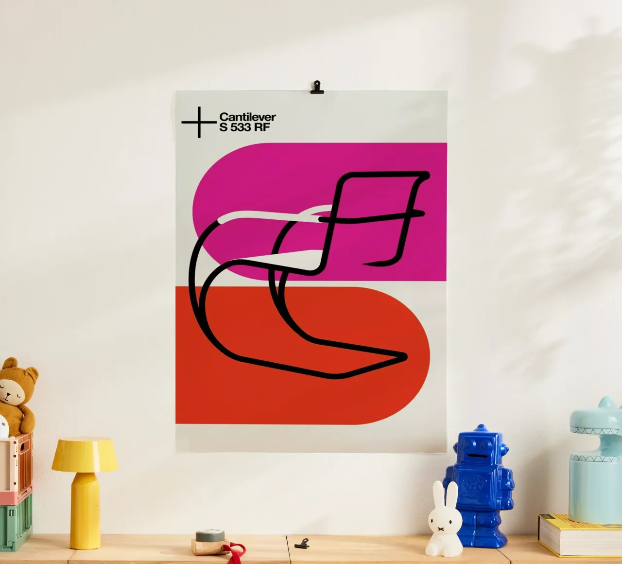 Sedia a sbalzo poster da Bo Lundberg
